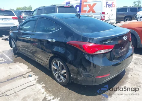 2014 Hyundai Elantra Limited из США, поврежденный, VIN KMHDH4AE0EU067804